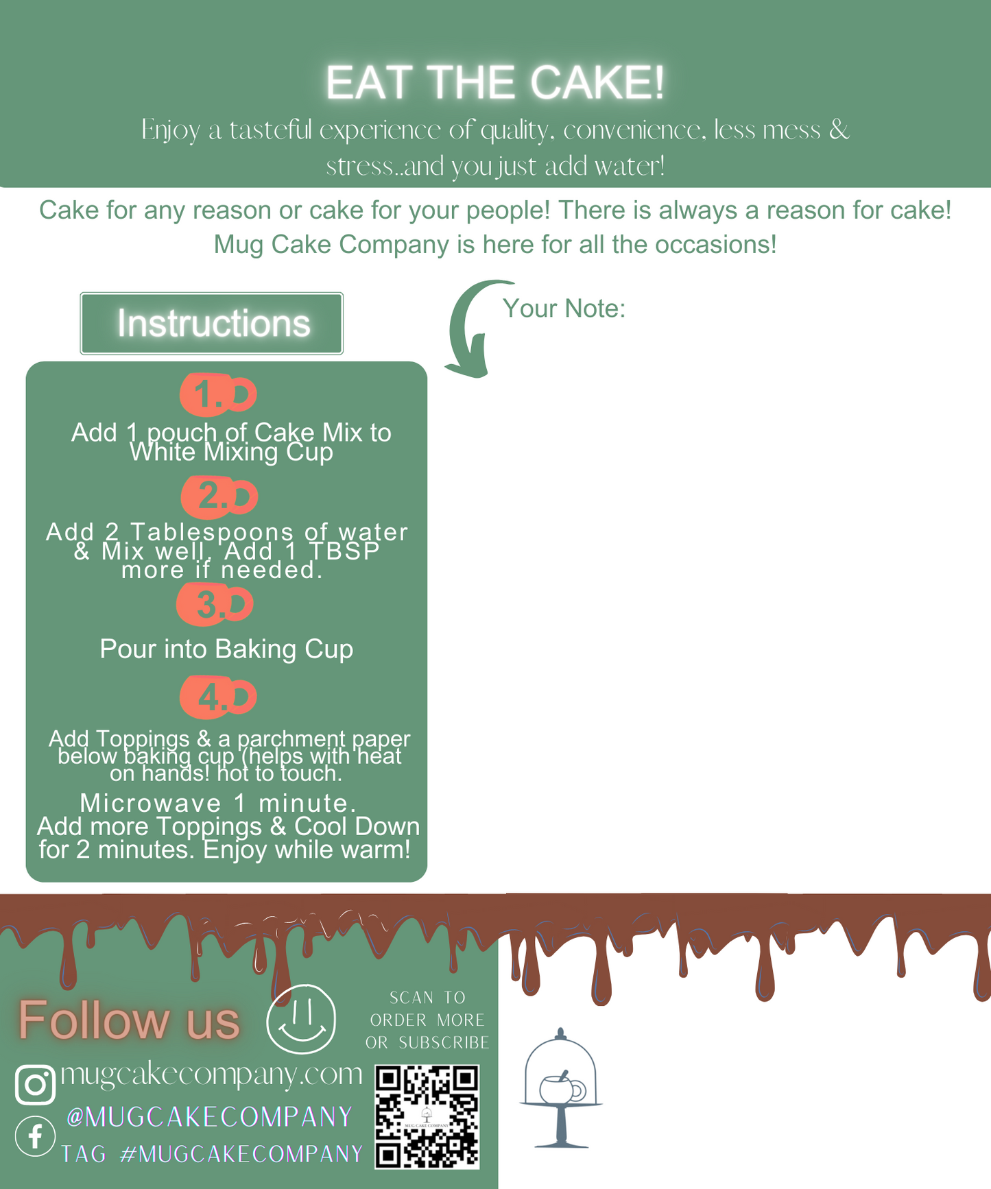 Birthday Parties, Special Occasions- Petite Cakes (2 cakes) with Setup