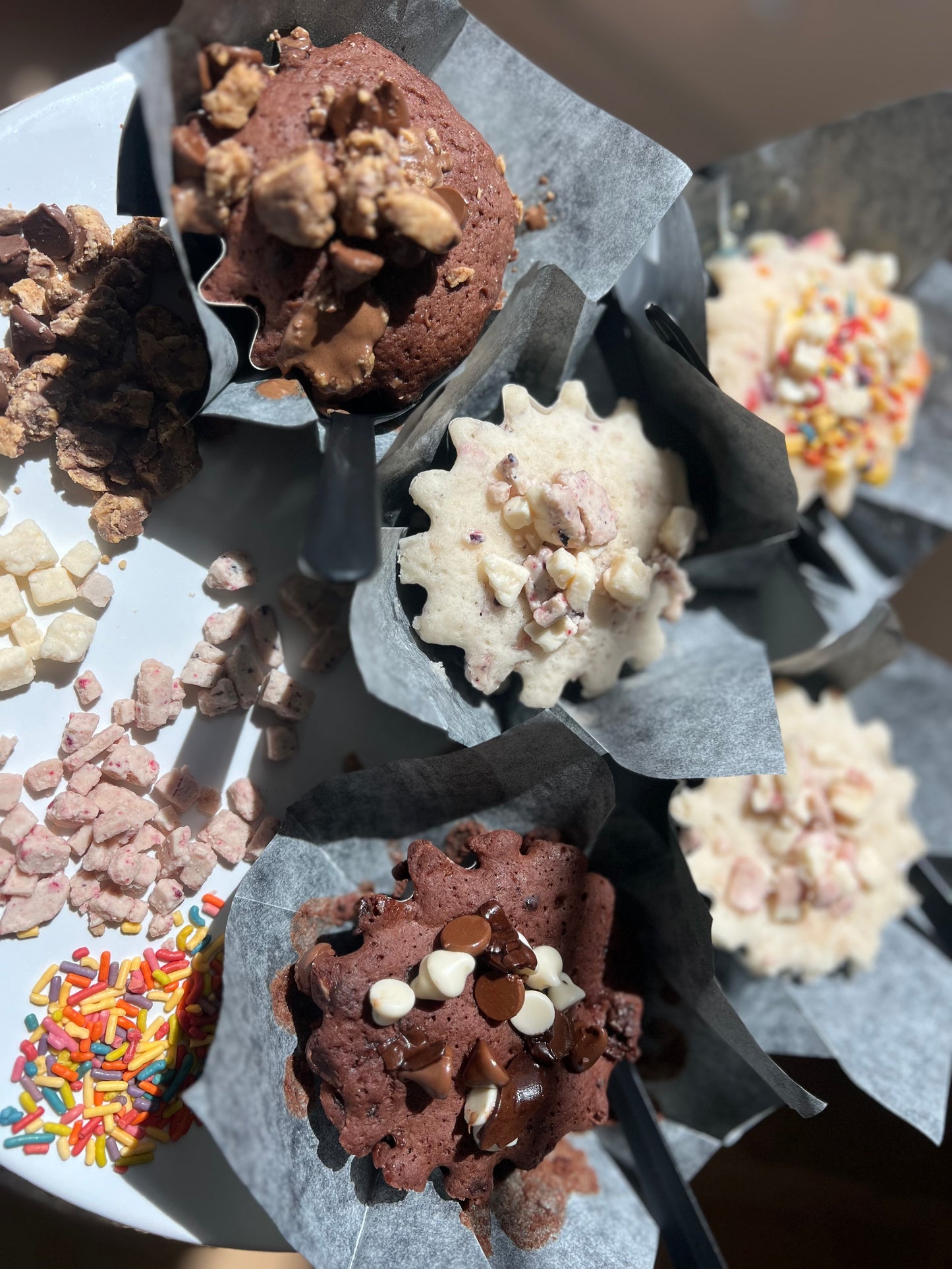 Date Night In- Petite Mug Cakes (2 Cakes) for TWO with Setup